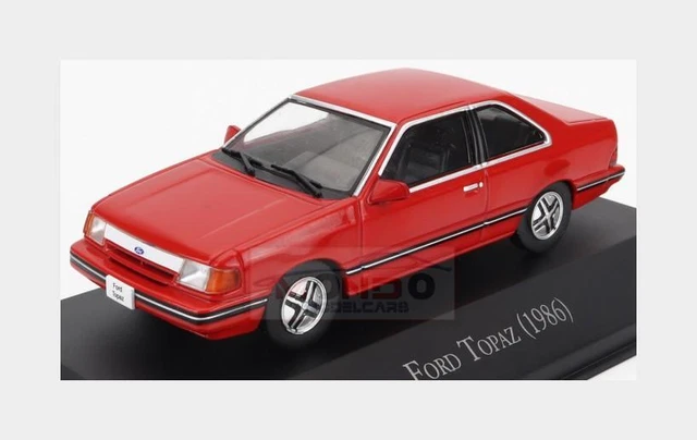 1:43 EDICOLA Ford Usa Topaz 1986 Red GRANDAUTOMEMOMEX020 MMC