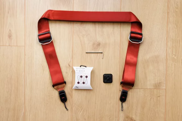 Peak Design Slide Summit Edition Camera Strap in Red, Excellent Condition