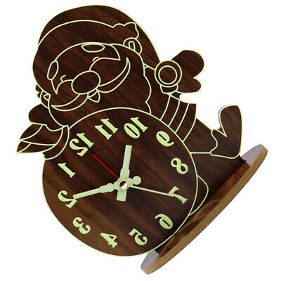 1 pieza Reloj decorativo de escritorio Reloj despertador de Navidad Relojes de mesa Dormitorios