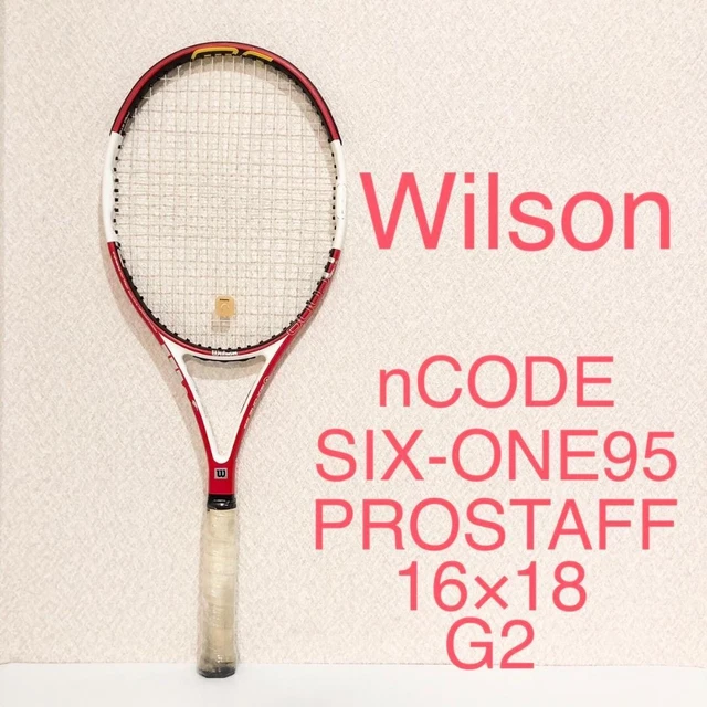 [RARE] WILSON HARD tennis racket ncode six-one 95 £154.59 - PicClick UK