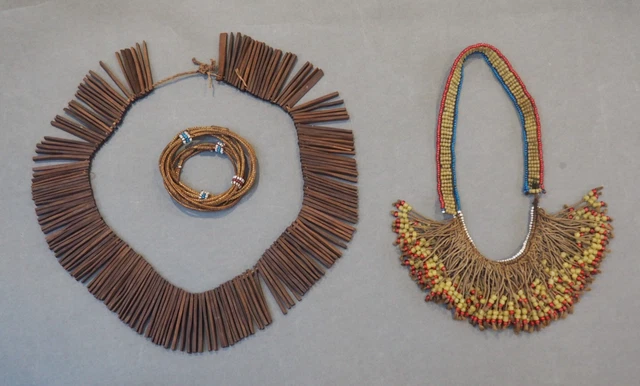 OLD ANTIQUE SOUTHERN African Zulu Xhosa Tribal Art Nursing Necklace ...