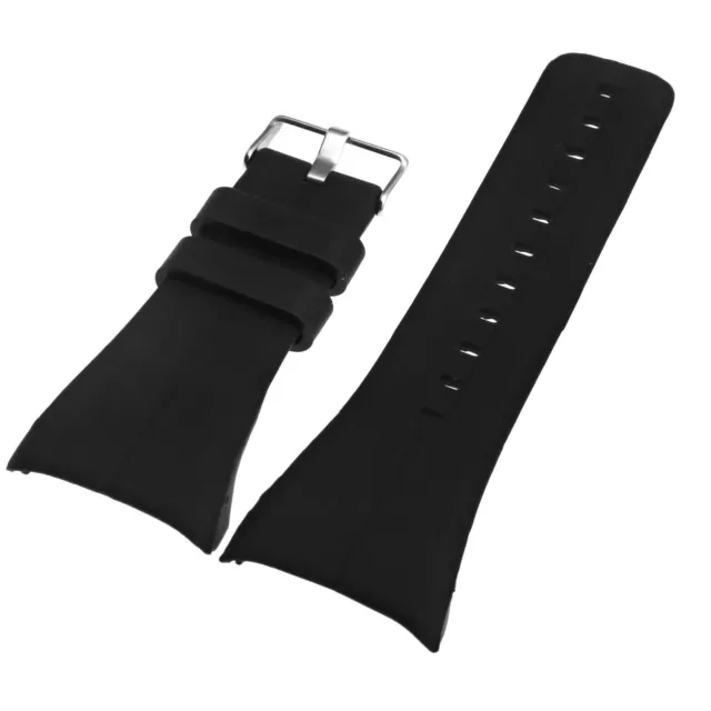 Silicone Rubber Watchband Wrist Strap For Polar M400 M430 Fitness Watch Black 2