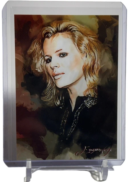 Kim Basinger Artist Edward Vela Signed Print Card #15/50 W/Top Loader!