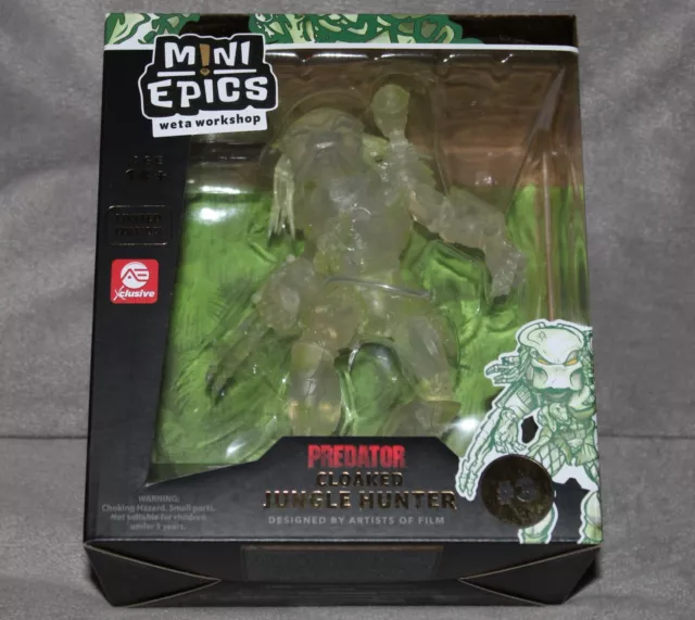 WETA Workshop Mini Epics 87 Predator Alien Cloaked Camouflaged Jungle Hunter NEW