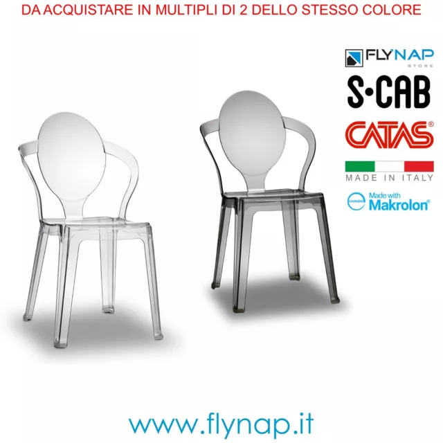 Sedia Casa Bar Ristoranti Bistrot Contract Spoon Policarbonato Scab Design