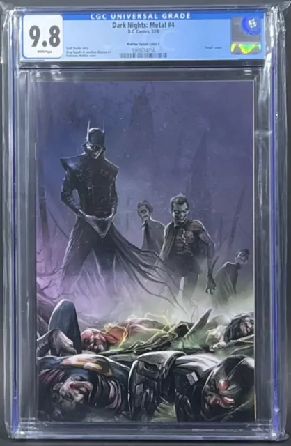 DARK NIGHTS METAL #4 Francesco Mattina Homage Variant CGC 9.8 Batman DC