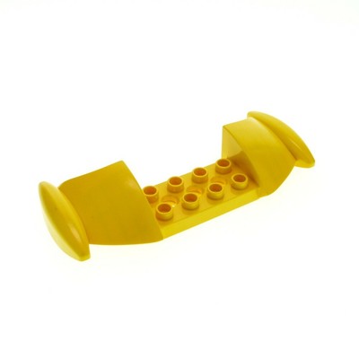 Duplo 1x Lego Duplo Outil Pierre Jaune Cockpit Cabine Châssis Racer Corps 31381c01 
