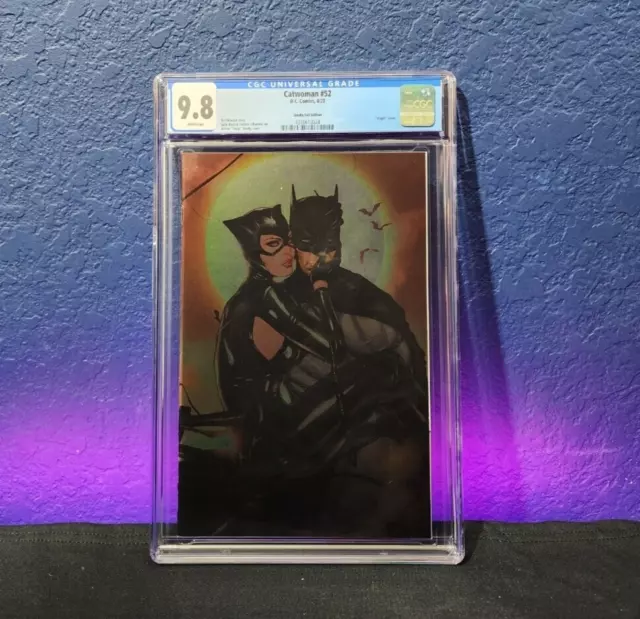 Catwoman #52 CGC 9.8 1:50 Joshua Swaby Foil Virgin Variant 1st Tomcat DC 2023