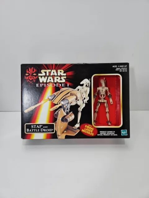 Hasbro Star Wars Episodio I Stap And Battle Droid Phantom Menace Speeder 1998