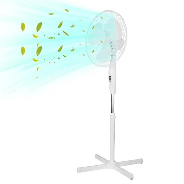 thumbnail image 2 of Kingavon 16 Inch Oscillating Tower Fan – Extendable Free Standing Pedestal – Home Cooling 2 of 5