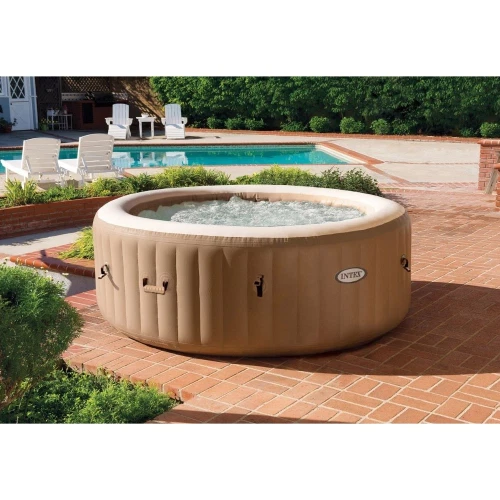 Piscina de masaje de burbujas Intex 28426 pure SPA 196x71cm con bomba y calentad