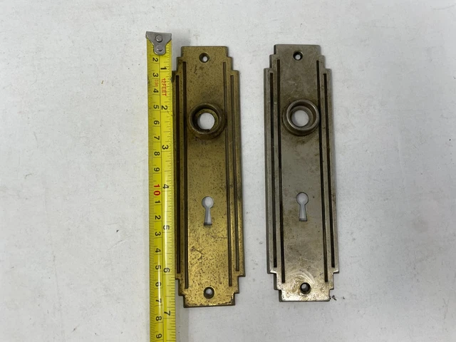 Vintage Door Plate Cover Lot of 6.5" Tall