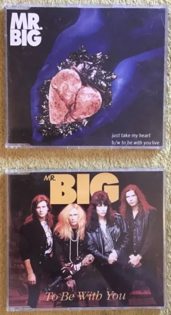 Job lot. 2 x, MR BIG. Cd Singles. ROCK / Hard Rock. 1992.