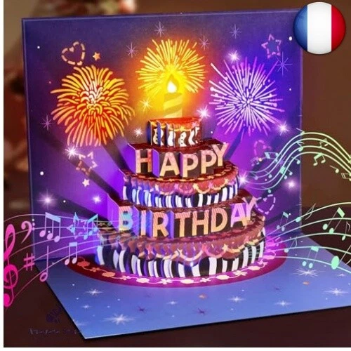 Depesche 11515-009 Carte D'anniversaire Ans Avec Texte Original