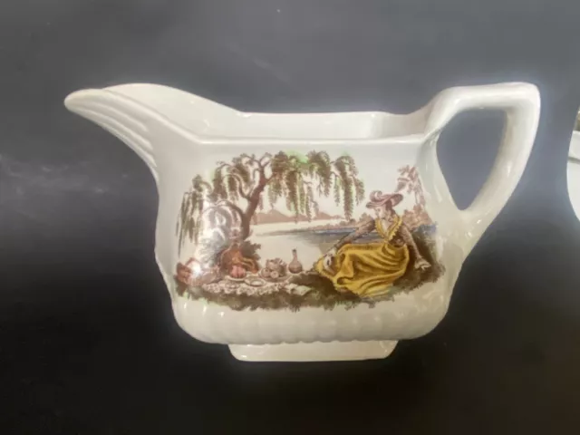 WM Adams & Sons Real English Ironstone Antoinette  Creamer  Only