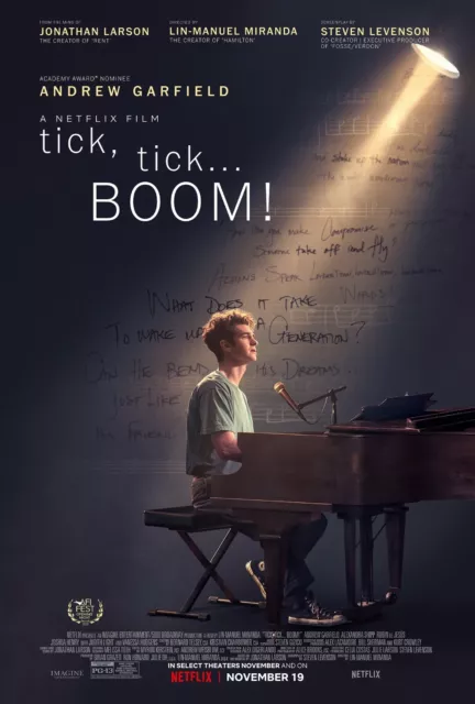 Tick, Tick... Boom! Musical Poster A4 A3 A2 A1 Cinema Movie Large Format