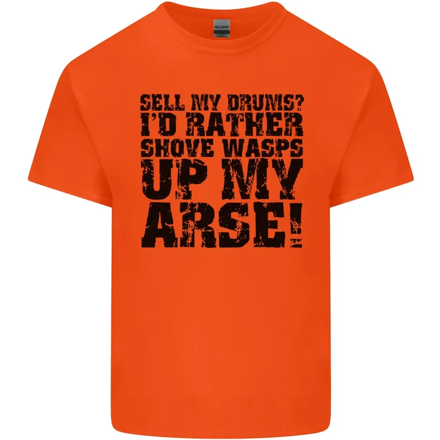 Vendi i miei tamburi? T-shirt da uomo in cotone Drums Drummer Drumming 11