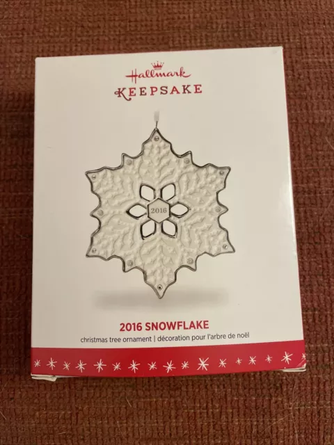 Hallmark Keepsake 2016 Snowflake