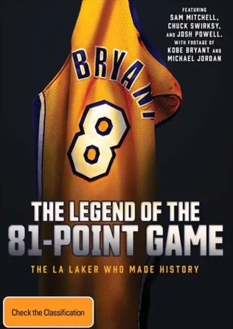THE LEGEND OF the 81-Point Game DVD, Kobe Bryant Basketball Documentary