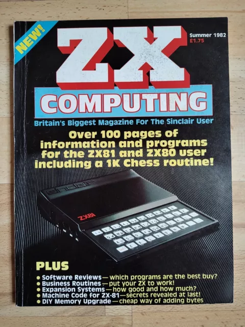 ZX Computing - Summer 1982 issue