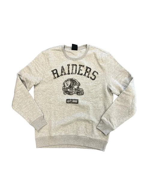 Las Vegas Raiders Sweatshirt (Size 2XL) Men's NFL Helmet Graphic Top - New