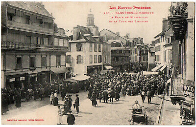 CPA 65 - BIGORRE BATHS (H. Pyrenees) - 467. Place de Strasbourg et Tour...