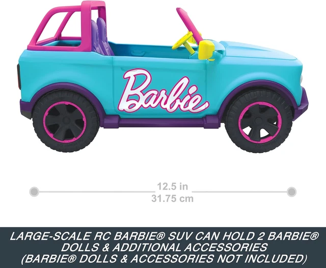HOT WHEELS BARBIE RC SUV, Remote-Control Pink Vehicle £37.98 - PicClick UK