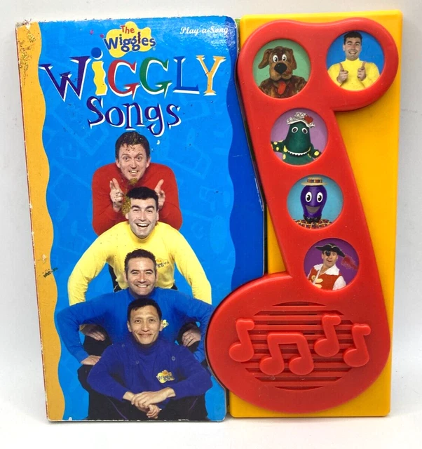 VINTAGE THE WIGGLES Play A Song Wiggly Songs Musical Board Book $38.00 ...