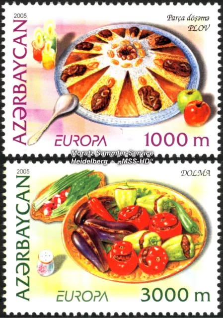 Aserbaidschan Azerbaijan Europa CEPT 2005, Gastronomie, Satz ** kmpl. (postfr.)