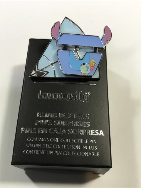 Loungefly Disney Ferris Wheel Puzzle Moving Lilo & Stitch Blind Box Enamel Pin