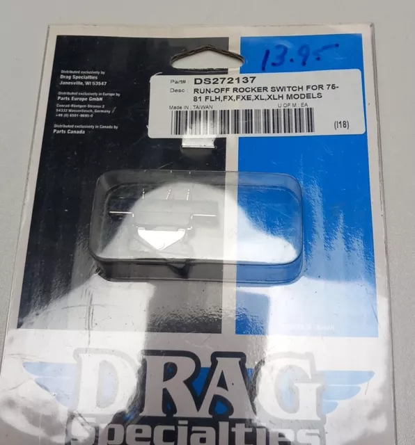 Drag Specialties DS-272137 Harley Davidson Rocker Switch Run-Off