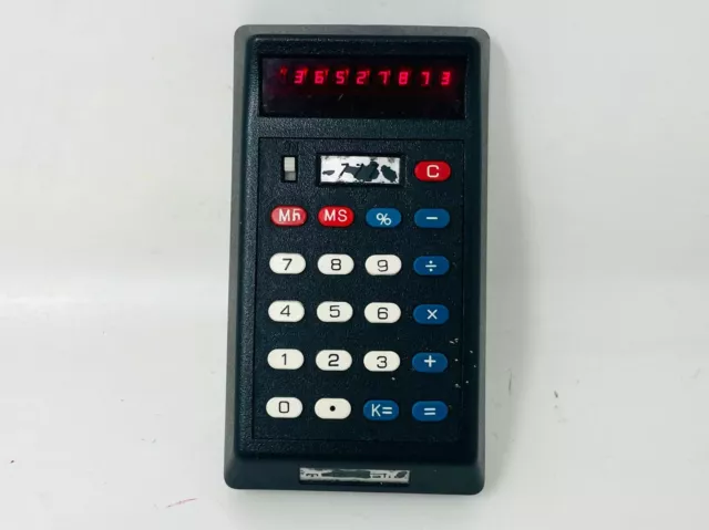 Vintage, Rare 1970’s Math Matic 777 Handheld Calculator, Tested