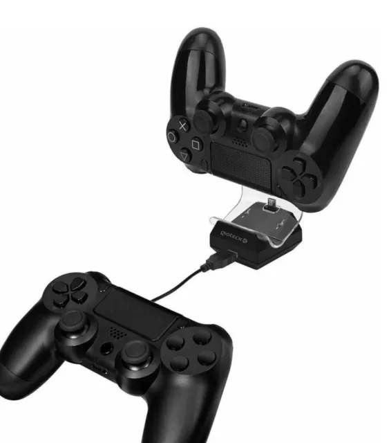 Gioteck Double Charge Station USB Station Chargeur pour Sony PS4 Contrôleur