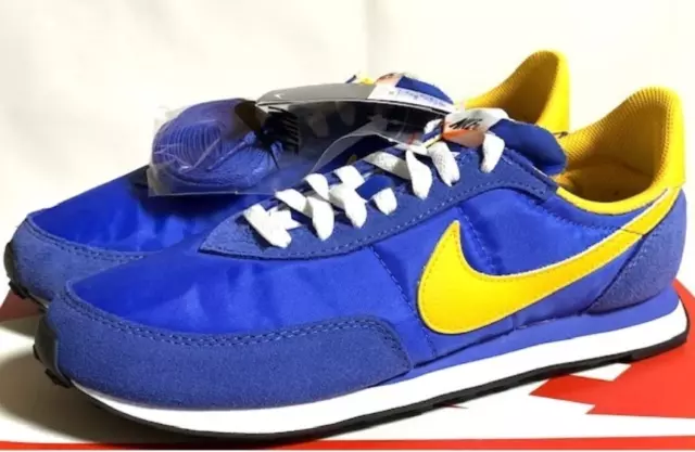 Deadstock Nike Waffle Trainer 2 Medium Blue University Gold DH1349-402 Men Us9