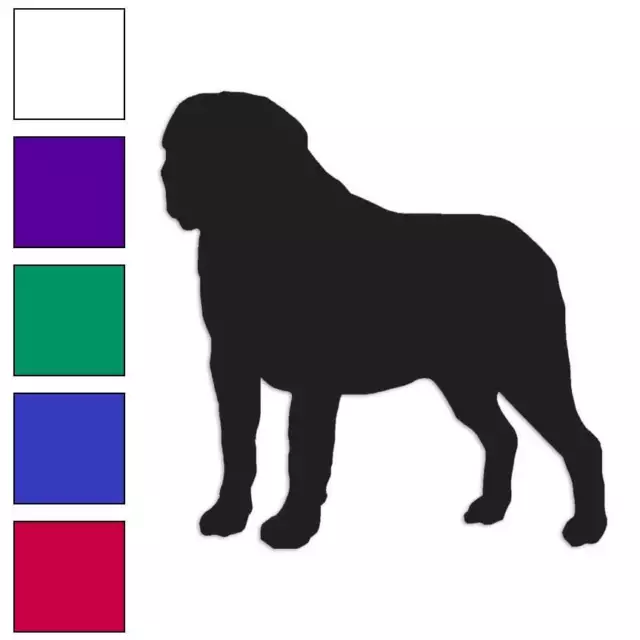 Saint Bernard Dog Breed, Vinyl Decal Sticker, Multiple Colors & Sizes #2002