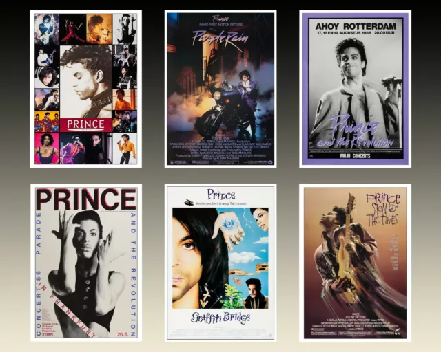 Prince Poster Prints Music Wall Art Tour Poster Movie Print. Available Framed