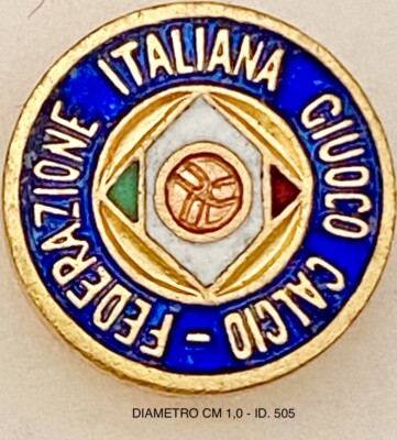 BERTONI MILANO FEDERAZIONE ITALIANA GIUCO CALCIO LEGA NAZIONALE DISTINTIVO PROD 