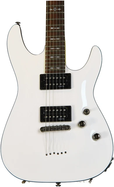 Schecter Omen-6 Electric Guitar - Gloss White
