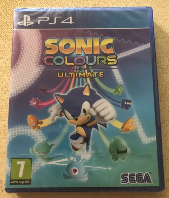 Sonic Colours: ULTIMATE PS4 FR Brand New Game In EN-FR-DE-ES-IT-JP (SEGA)