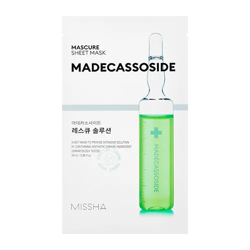 [MISSHA] Mascure Sheet Mask Madecassoside 28ml