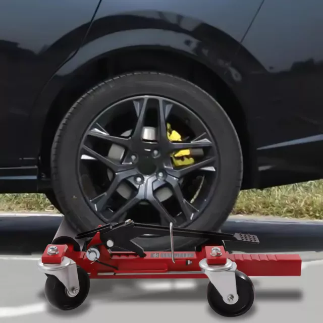 Ratcheting Wheel Dolly Auto Vehicle Positioning Moving Lift Jack Hoist 1500lbs)