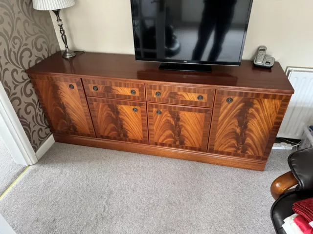 French polished mahogany sideboard