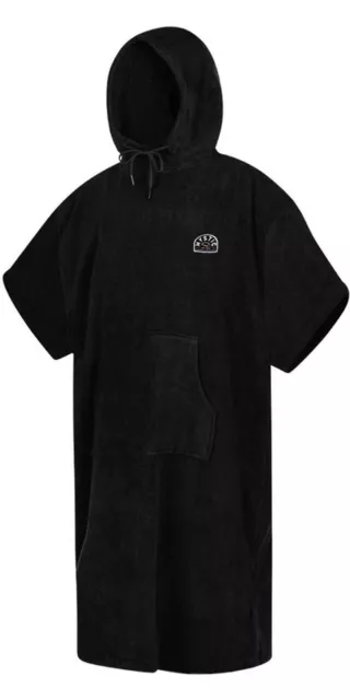 Mystic Velour Changing Robe / Poncho - Black