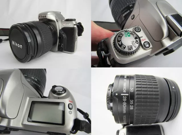 Nikon N65 SLR 35mm Film Camera w/ Nikkor 28-80mm f/3.3-5.6 G Lens strap