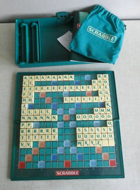 Scrabble De Luxe SPEAR Plateau Alvéolé - Jeu De Société Lettres - Occasion