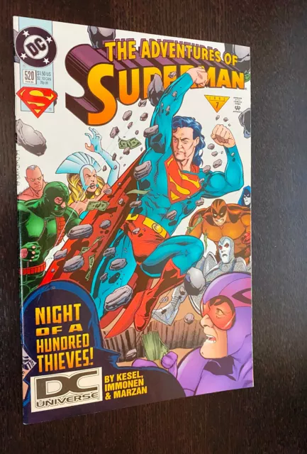 ADVENTURES SUPERMAN #520 (DC Comics 1995) -- DC UNIVERSE LOGO VARIANT -- VF+