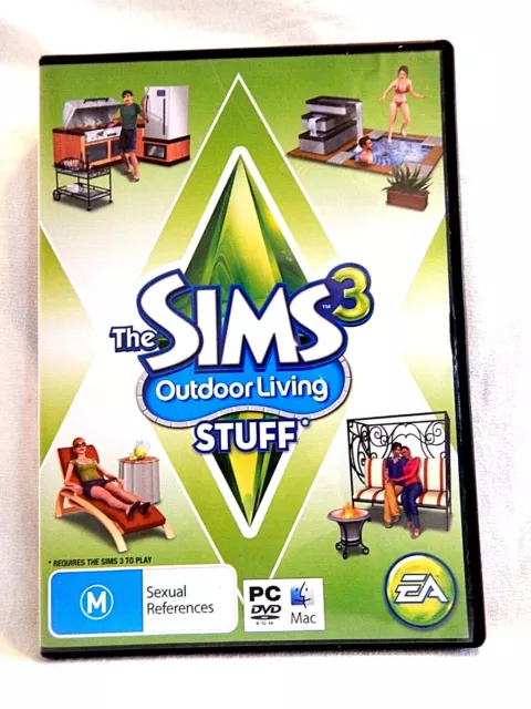 The Sims 3 Outdoor Living Stuff Pc Dvd Rom Mac Game Free Post