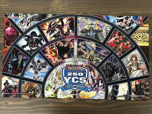 Yugioh Official Konami 250th YCS Entry "Prize Card" Playmat Brand New