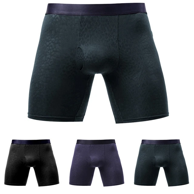 Panties Pants SHORTS Tights Jeans Fly Ice Leg Long Pouch Underwear With