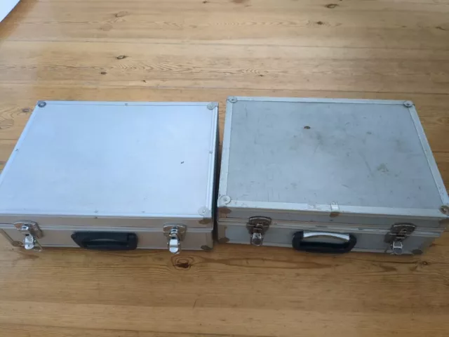 2x Werkzeugkiste Werkzeugkoffer Metallkoffer Aufbewahrung Box